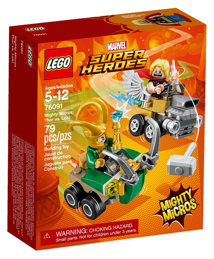 76091 LEGO SUPER HEROES - Mighty Micros: Thor vs. Loki