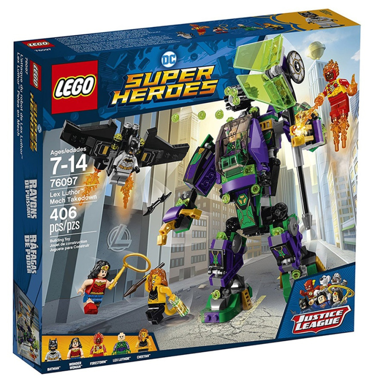 76097 LEGO SUPER HEROES - Lex Luthor a zničení robota