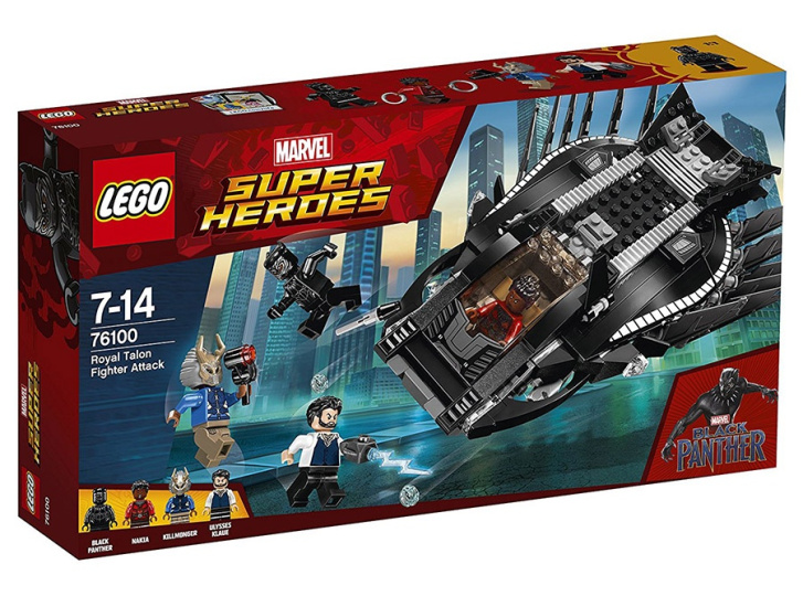 76100 LEGO SUPER HEROES - Útok stíhačky Černého pantera