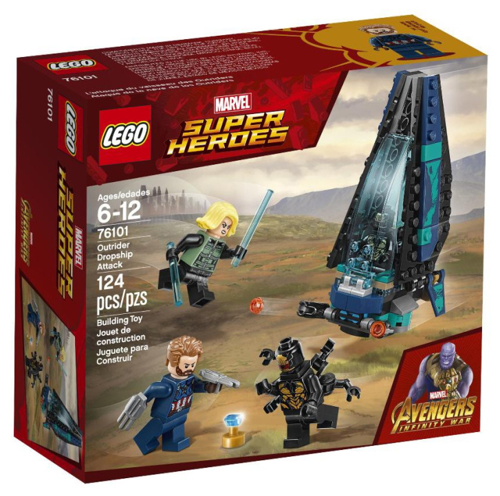 76101 LEGO SUPER HEROES - Útok vesmírné lodě Outrider