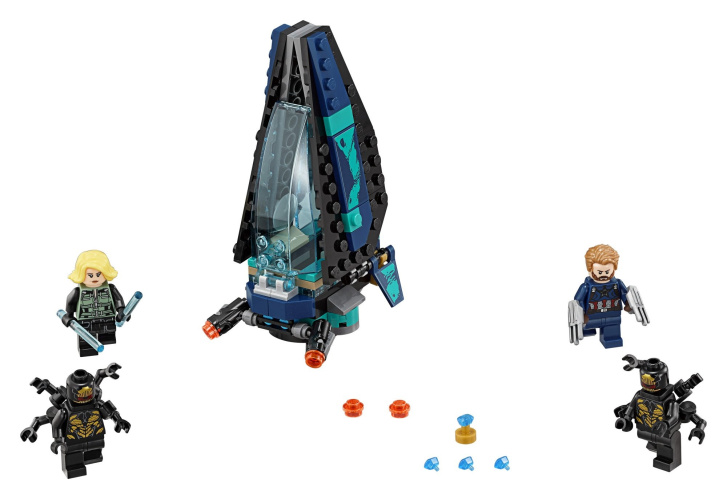 76101 LEGO SUPER HEROES - Útok vesmírné lodě Outrider