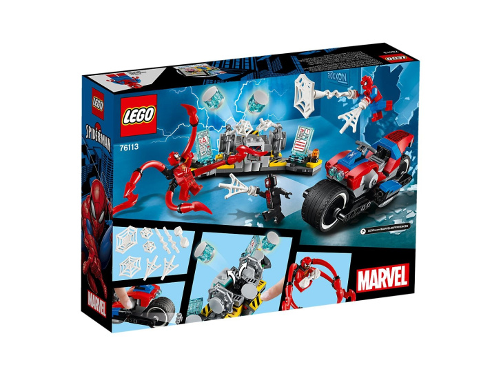76113 LEGO MARVEL - Spider-Man a záchrana na motorce.