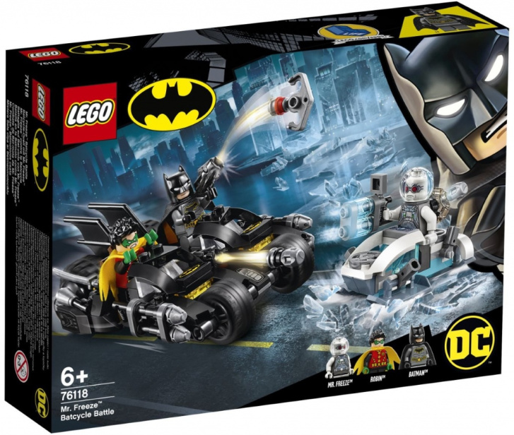 76118 Lego Batman: Mr. Freeze vs. Batman na motorce