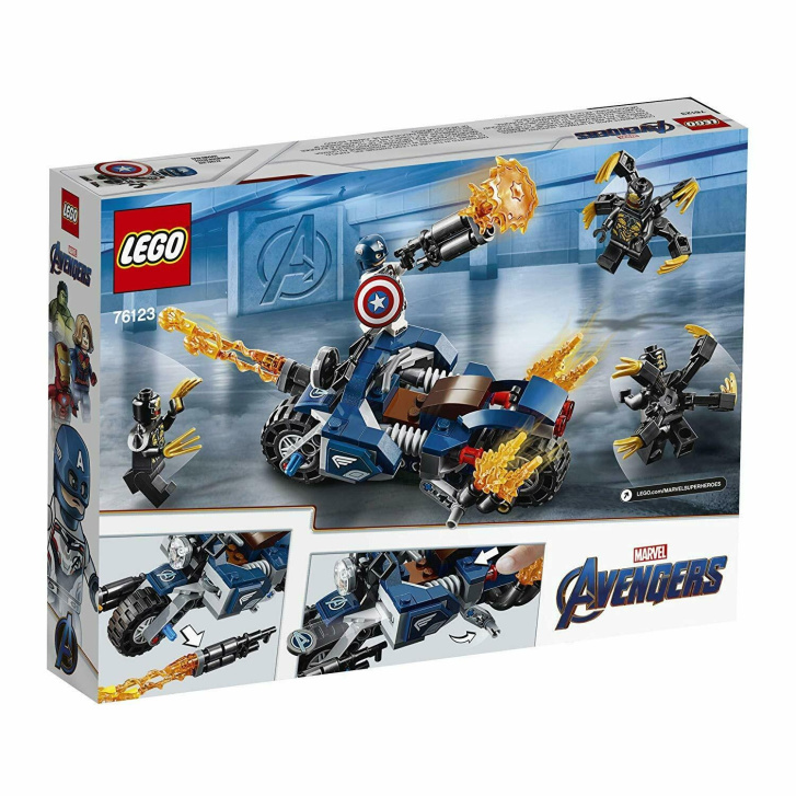 76123 LEGO MARVEL – Captain America: Útok Outriderů