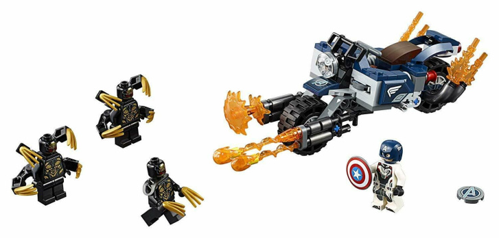 76123 LEGO MARVEL – Captain America: Útok Outriderů
