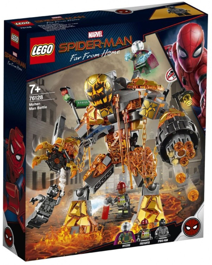 76128 Lego Marvel Spider-Man boj s Molten manem