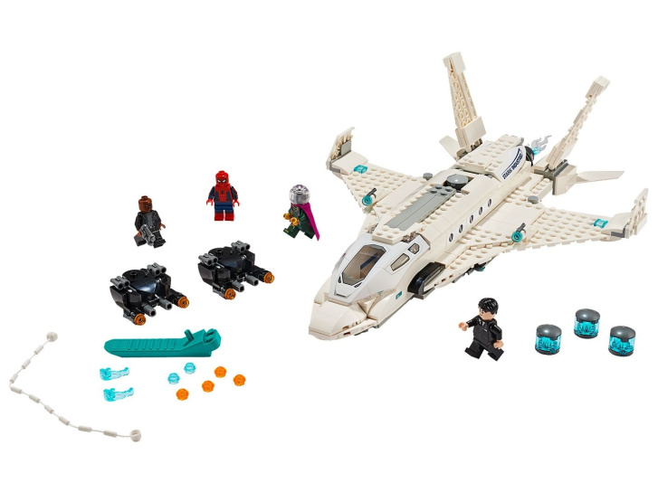 76130 Lego Marvel Spiderman: Stíhačka Tonyho Starka a útok dronů