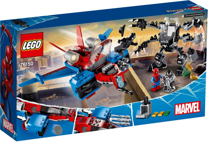 76150 LEGO SUPER HEROES - Spiderjet vs. Venomův robot