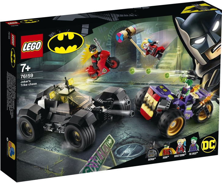 76159 LEGO SUPERHEROES – Pronásledování Jokera na tříkolce
