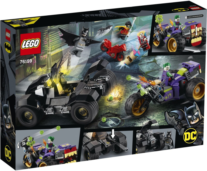 76159 LEGO SUPERHEROES – Pronásledování Jokera na tříkolce