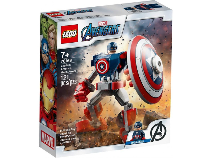 76168 LEGO MARVEL Captain America v obrněném robotovi