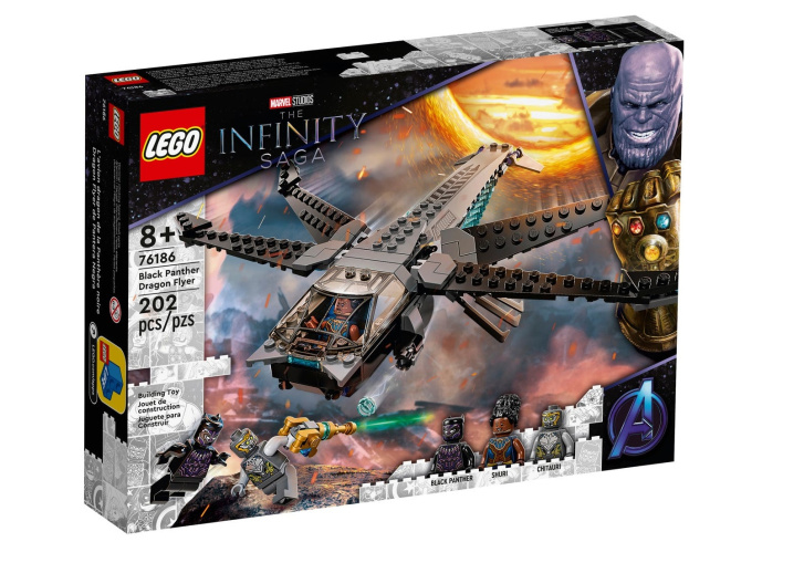 76186 Lego Marvel – Dračí letec Black Panther