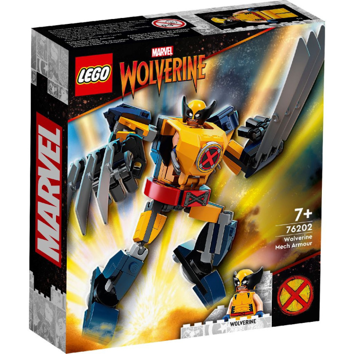 76202 LEGO MARVEL WOLVERINE – Wolverinovo robotické brnění