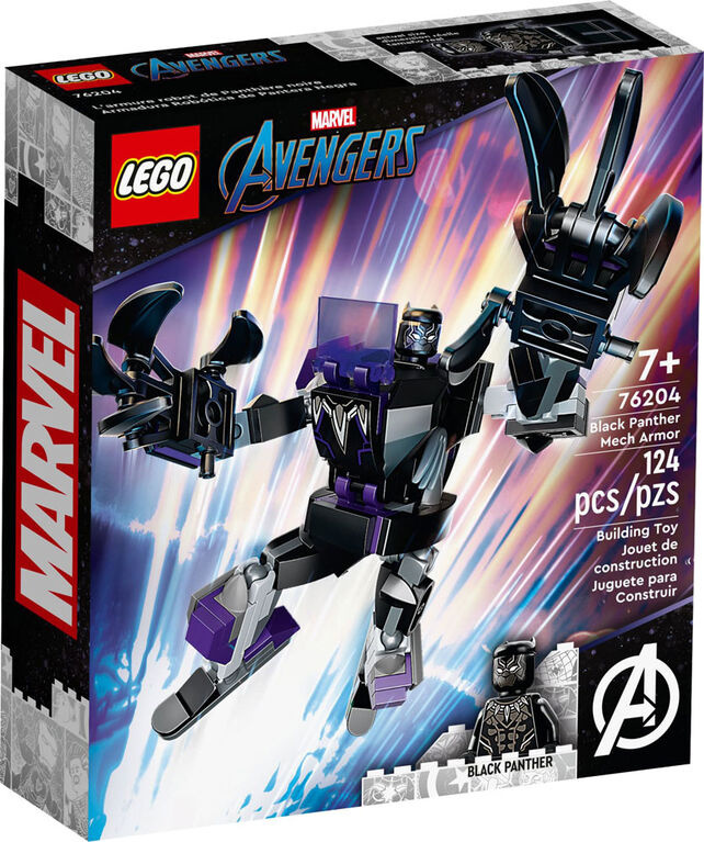 76204 Lego Marvel Avengers – Black Pantherovo robotické brnění