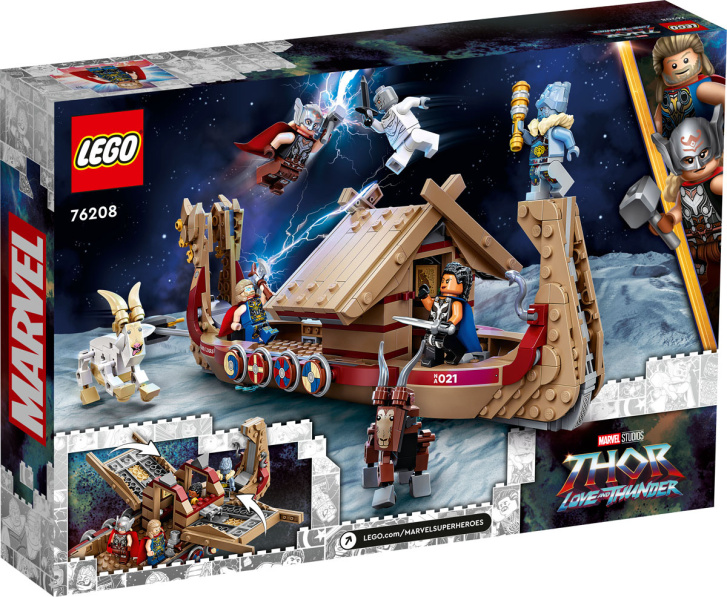 76208 Lego Marvel Thor- Loď s kozím spřežením