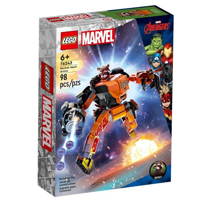 76243 Lego Marvel – Rocket v robotickém brnění