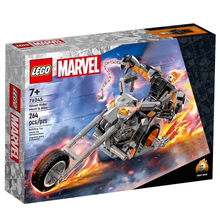 76245 Lego Marvel- Robotický oblek a motorka Ghost Ridera