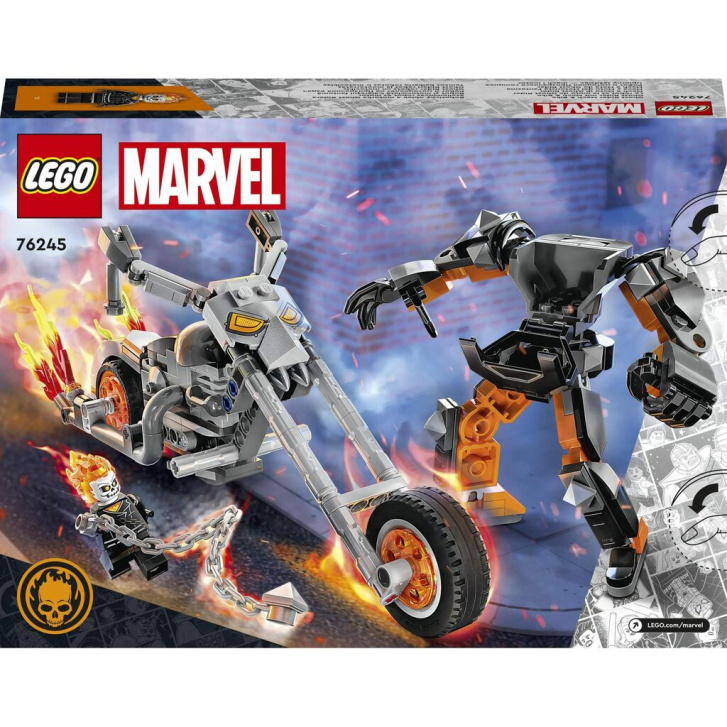 76245 Lego Marvel- Robotický oblek a motorka Ghost Ridera