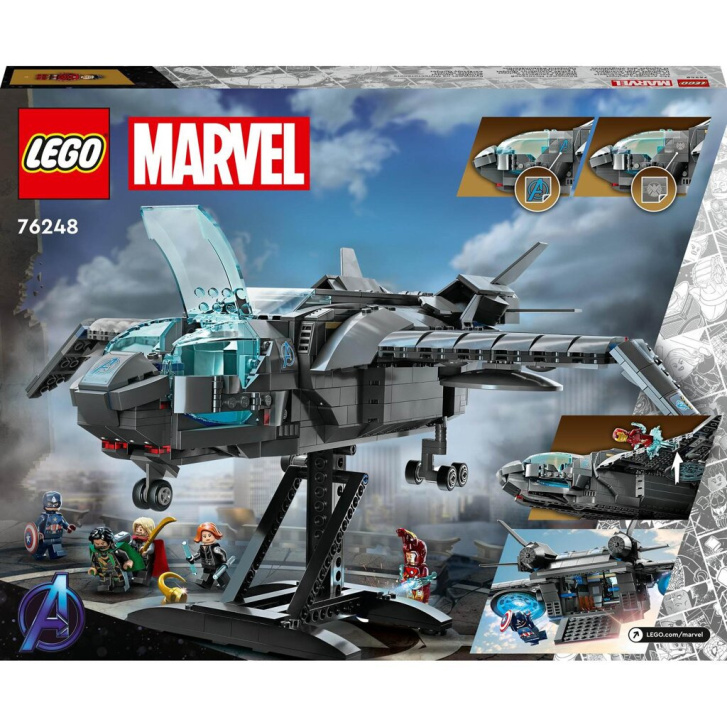 76248 Lego Marvel- Tryskáč Avengera Quinjet