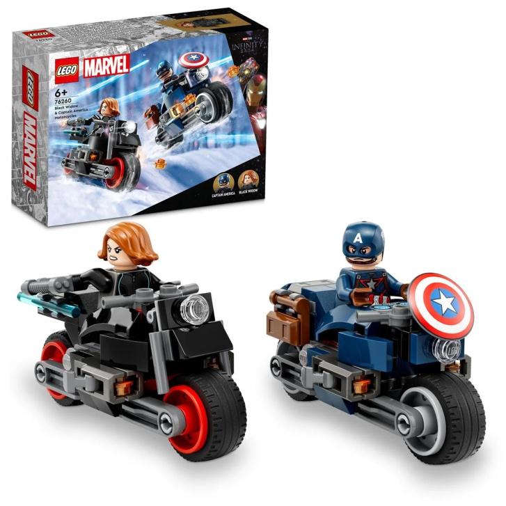 76260 Lego Marvel- Black Widow a Captain America na motorkách