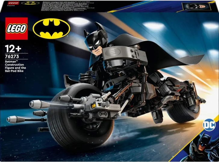 76273 Lego Batman – Sestavitelná figurka: Batman™ a Motorka Bat - Pod