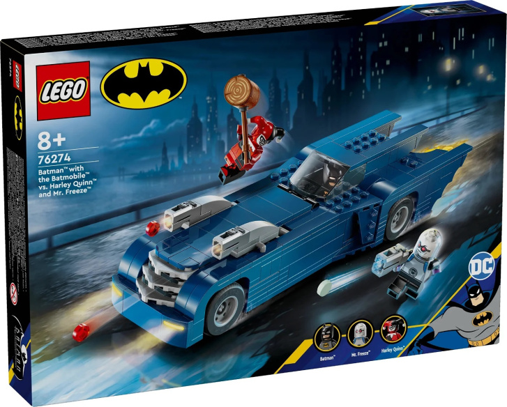 76274 Lego DC – Batman™ a Batmobil Vs. Harley Quinn™ a Mr. Freeze™