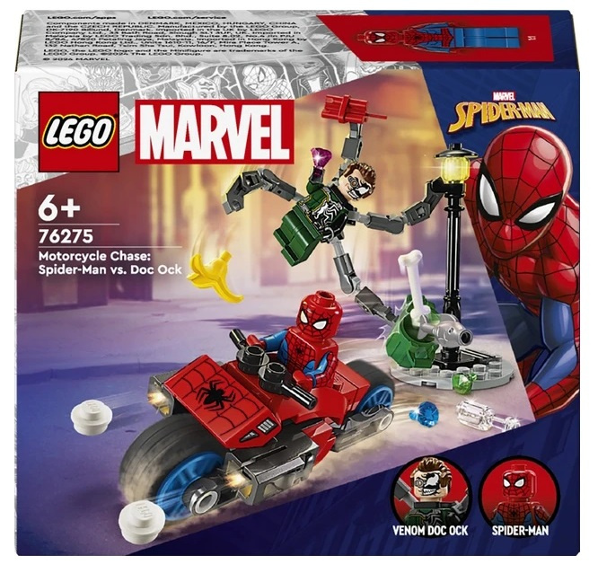 76275 Lego Marvel – Honička na motorce: Spider-Man vs. Doc Ock