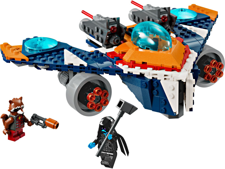 76278 Lego Marvel - Rocketův tryskáč Warbird vs. Ronan