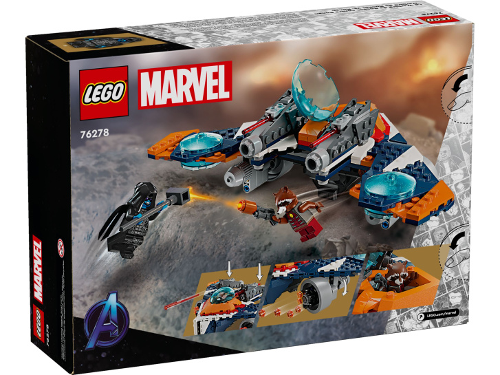 76278 Lego Marvel - Rocketův tryskáč Warbird vs. Ronan