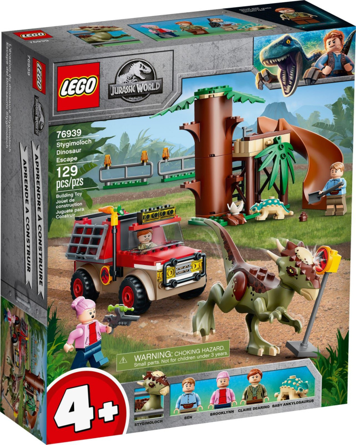 76939 Lego Jurassic World – Útěk dinosaura stygimolocha