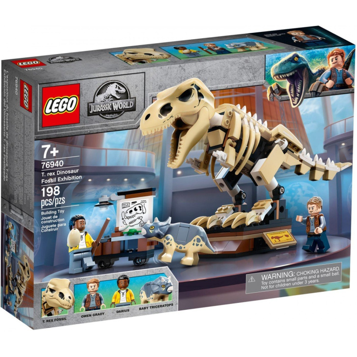 76940 Lego Jurassic World – Výstava fosílií T-rexa
