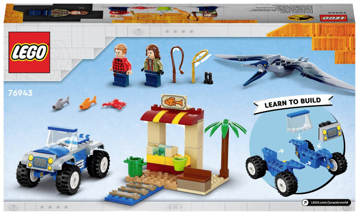 76943 Lego Jurassic World – Naháněčka s Pteranodonem