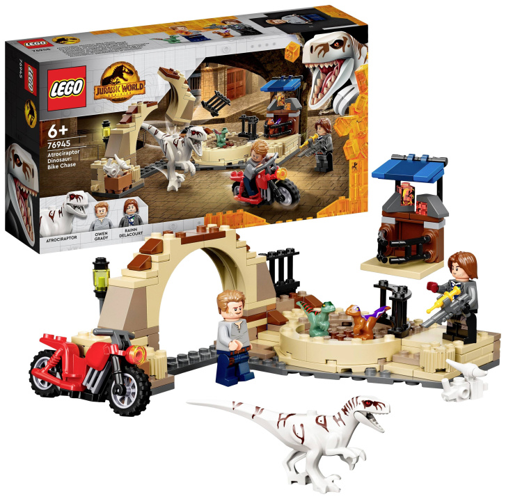 76945 Lego Jurassic World- Atrocirapter: Naháněčka na Motorce