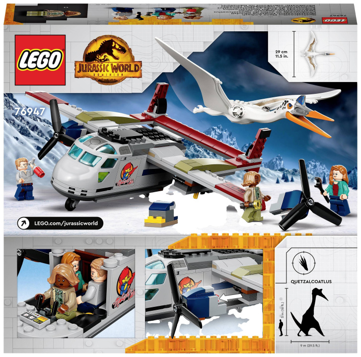 76947 Lego Jurassic World- Quetzalcoatlus – Přepadení Letadla