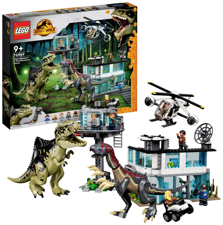 76949 Lego Jurassic World- Útok Giganotosaura a Therizinosaura