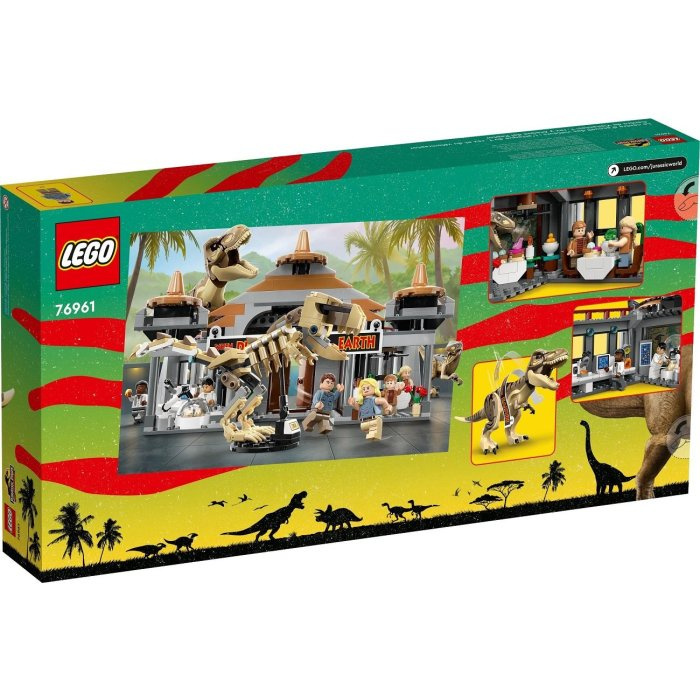 76961 Lego Jurassic Park – Středisko pro návštěvníky: Útok T-Rexa a Raptora