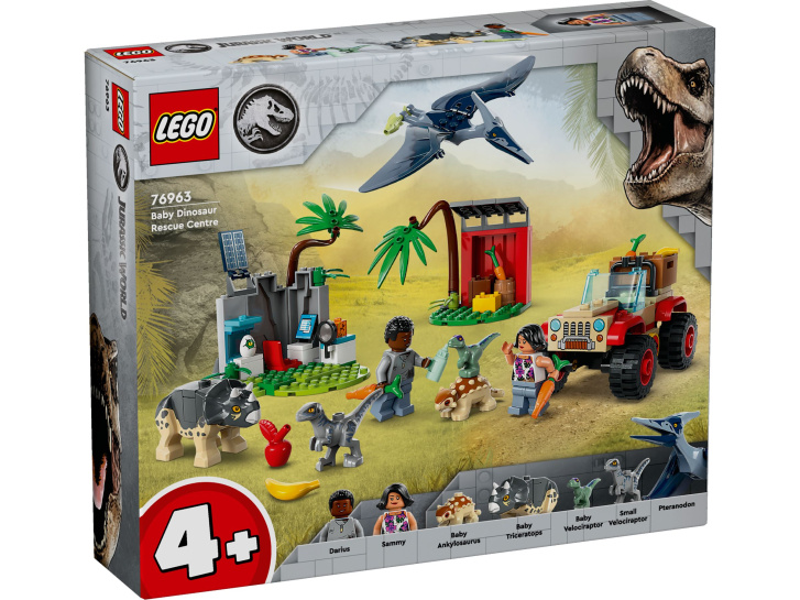 76963 Lego Jurassic World – Záchranářské středisko pro dinosauří mláďata