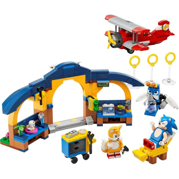 76991 Lego Sonic The Hedgehog - Tailsova dílna a letadlo tornádo
