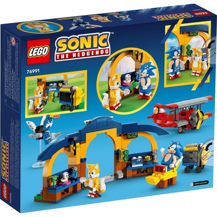 76991 Lego Sonic The Hedgehog - Tailsova dílna a letadlo tornádo