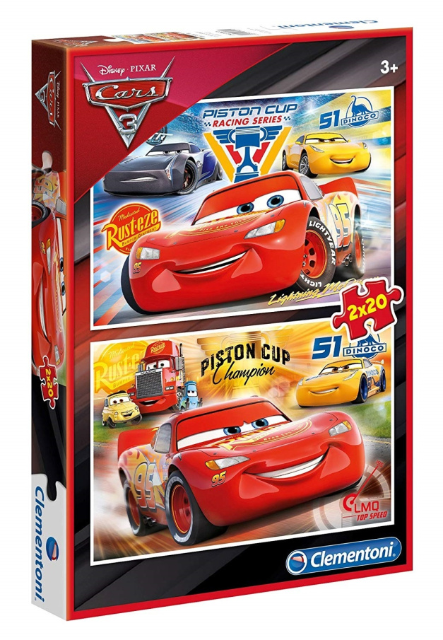 Puzzle 2x20 – Auta 3