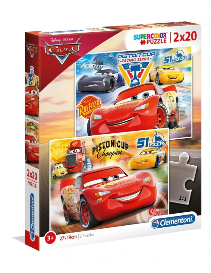 Puzzle 2x20 – Auta 3