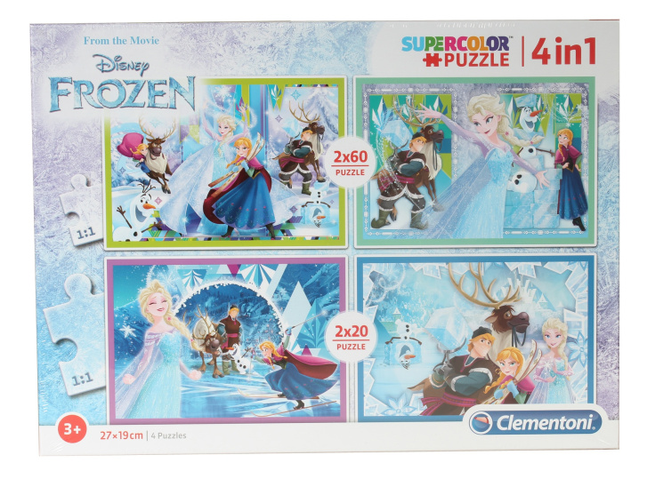 Puzzle Frozen Supercolor 4v1