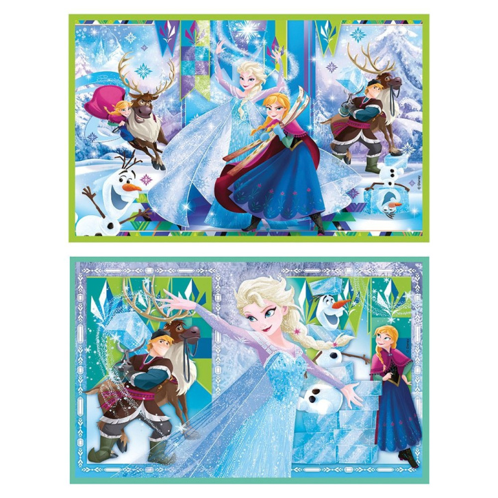 Puzzle Frozen Supercolor 4v1