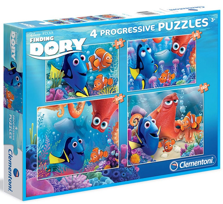 Puzzle 4 v 1 - Hledá se Dory