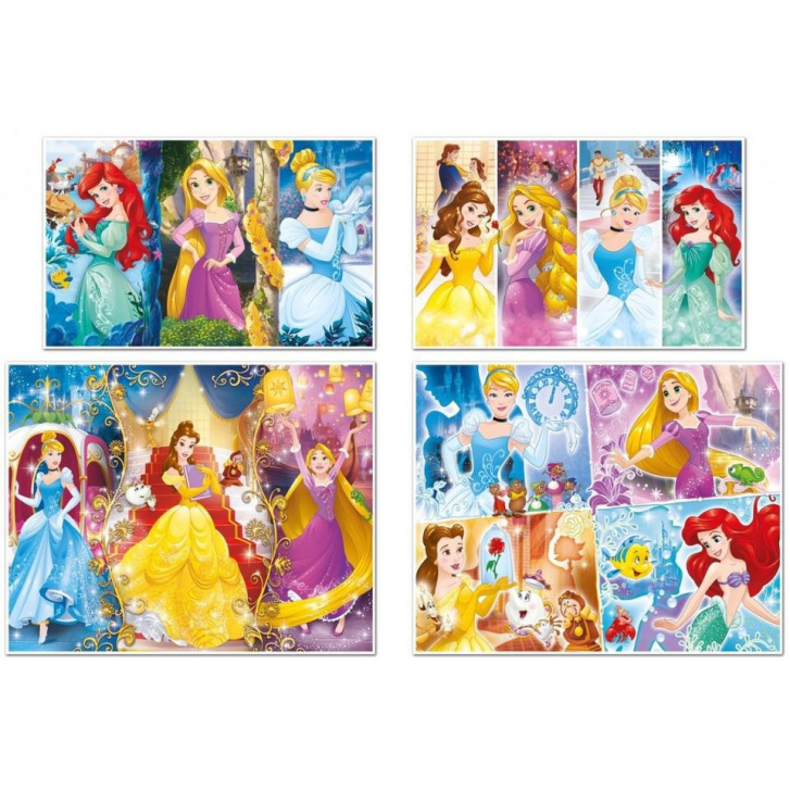 Puzzle 4v1 – Disney Princess