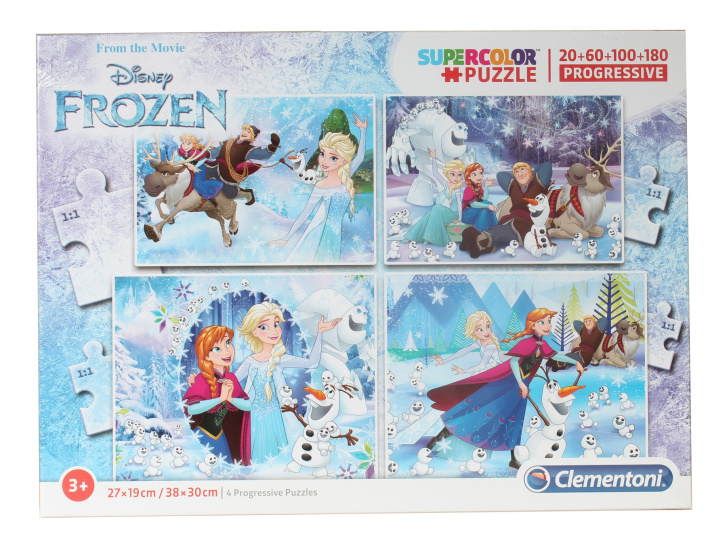 Puzzle Frozen Supercolor 4v1
