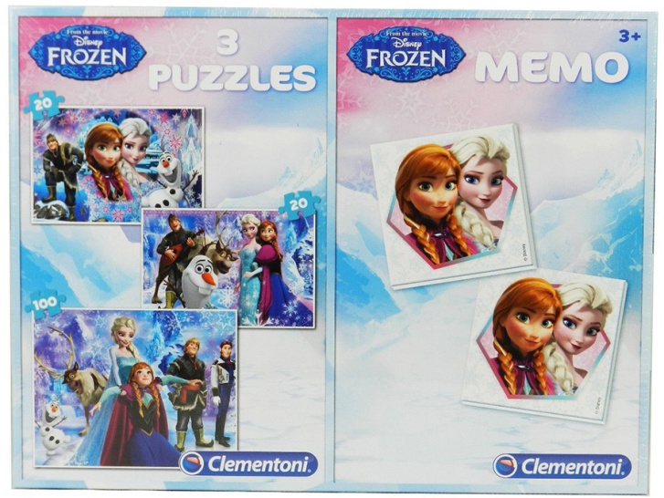 Puzzle 3 v 1 - Frozen + pexeso