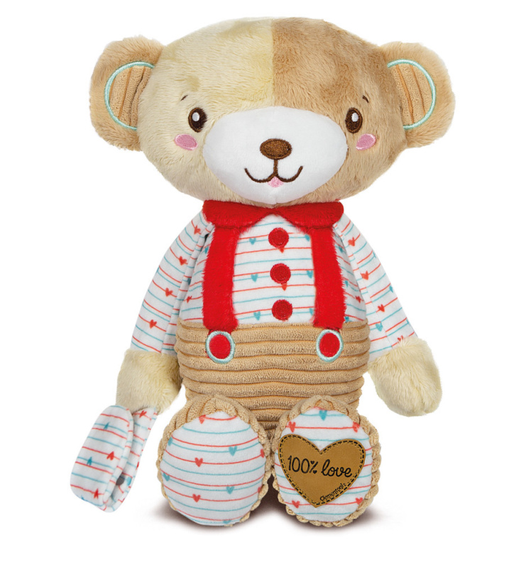 Clementoni - Plyšový medvídek Bob 27 cm