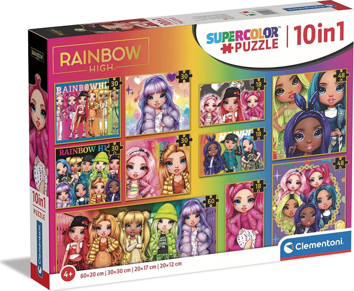 Puzzle 10 v 1- Rainbow High