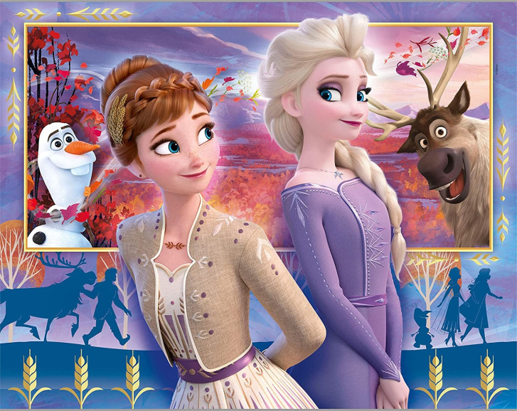 Puzzle 4v1 SuperColor – Frozen 2